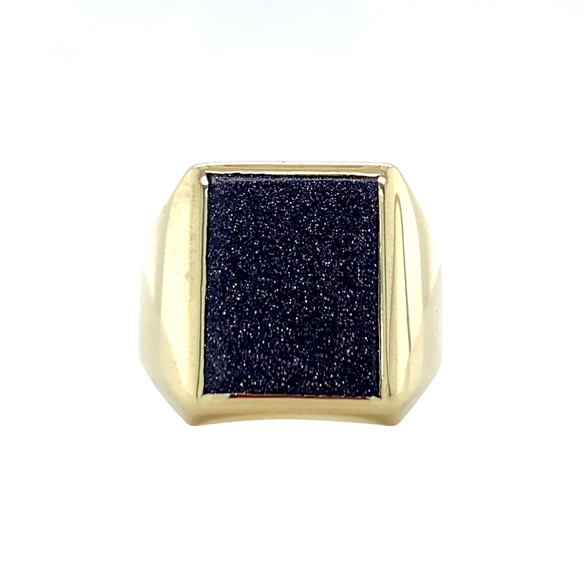Vintage 14K Gold Ring with Goldstone